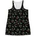 Lights Christmas Pattern Print Women's Racerback Tank Top