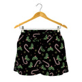 Lights Christmas Pattern Print Women's Shorts