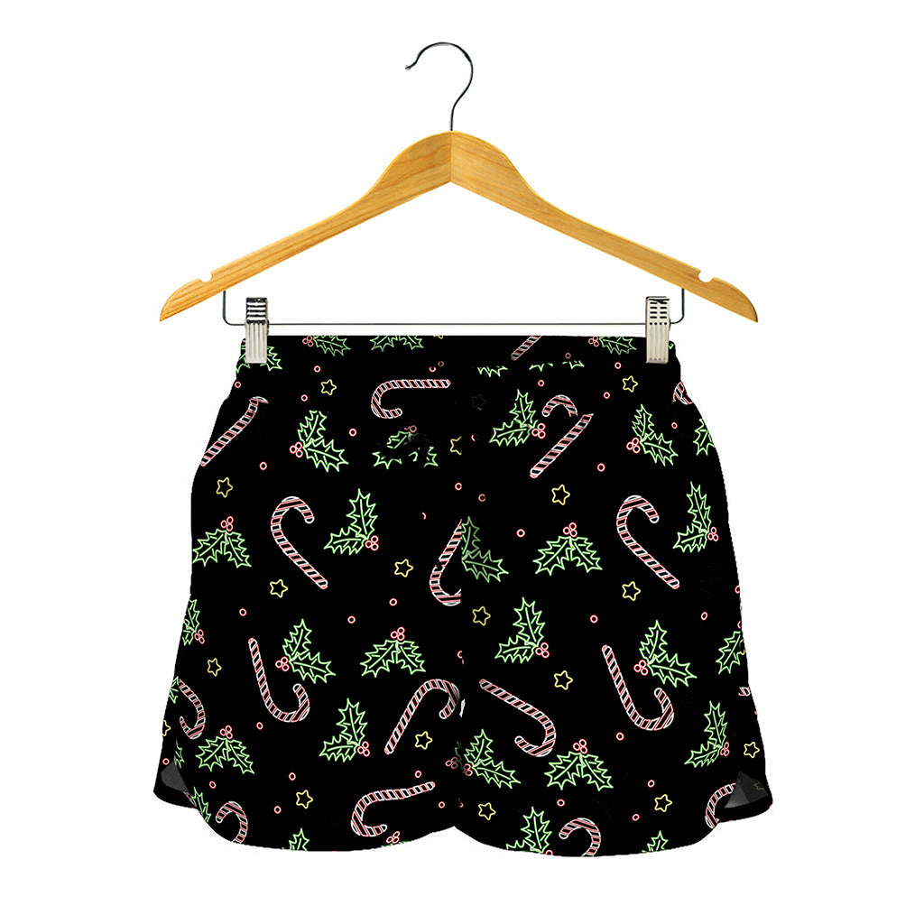 Lights Christmas Pattern Print Women's Shorts