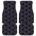 Lights Heart Pattern Print Front and Back Car Floor Mats