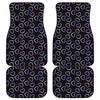 Lights Heart Pattern Print Front and Back Car Floor Mats