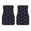 Lights Heart Pattern Print Front Car Floor Mats