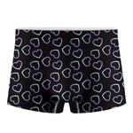 Lights Heart Pattern Print Men's Boxer Briefs