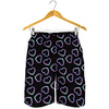 Lights Heart Pattern Print Men's Shorts