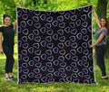 Lights Heart Pattern Print Quilt