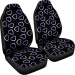 Lights Heart Pattern Print Universal Fit Car Seat Covers