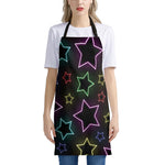 Lights Star Pattern Print Apron
