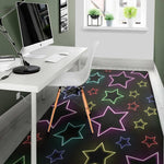 Lights Star Pattern Print Area Rug