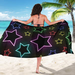 Lights Star Pattern Print Beach Sarong Wrap