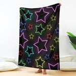 Lights Star Pattern Print Blanket