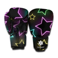 Lights Star Pattern Print Boxing Gloves