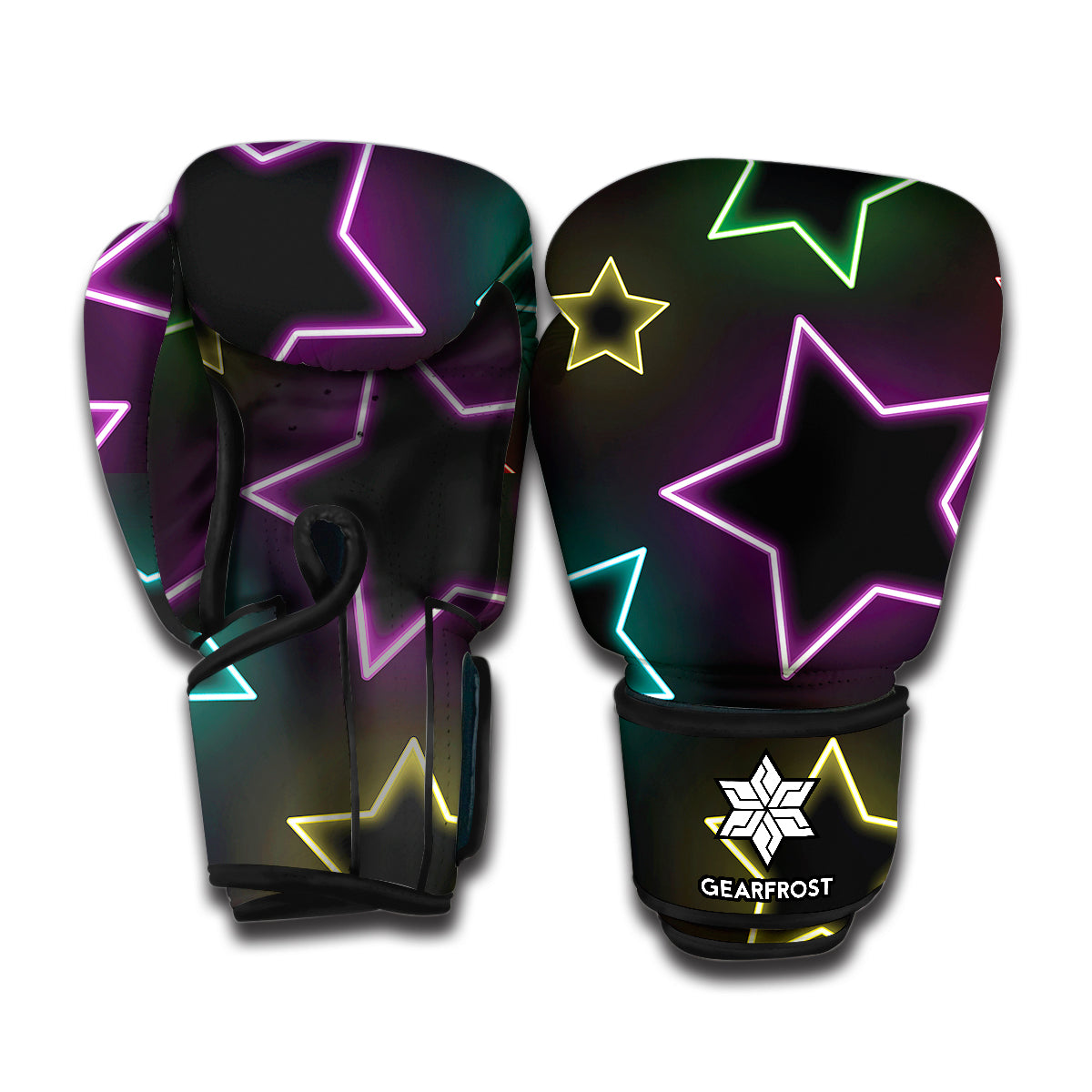 Lights Star Pattern Print Boxing Gloves
