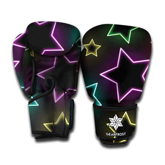 Lights Star Pattern Print Boxing Gloves