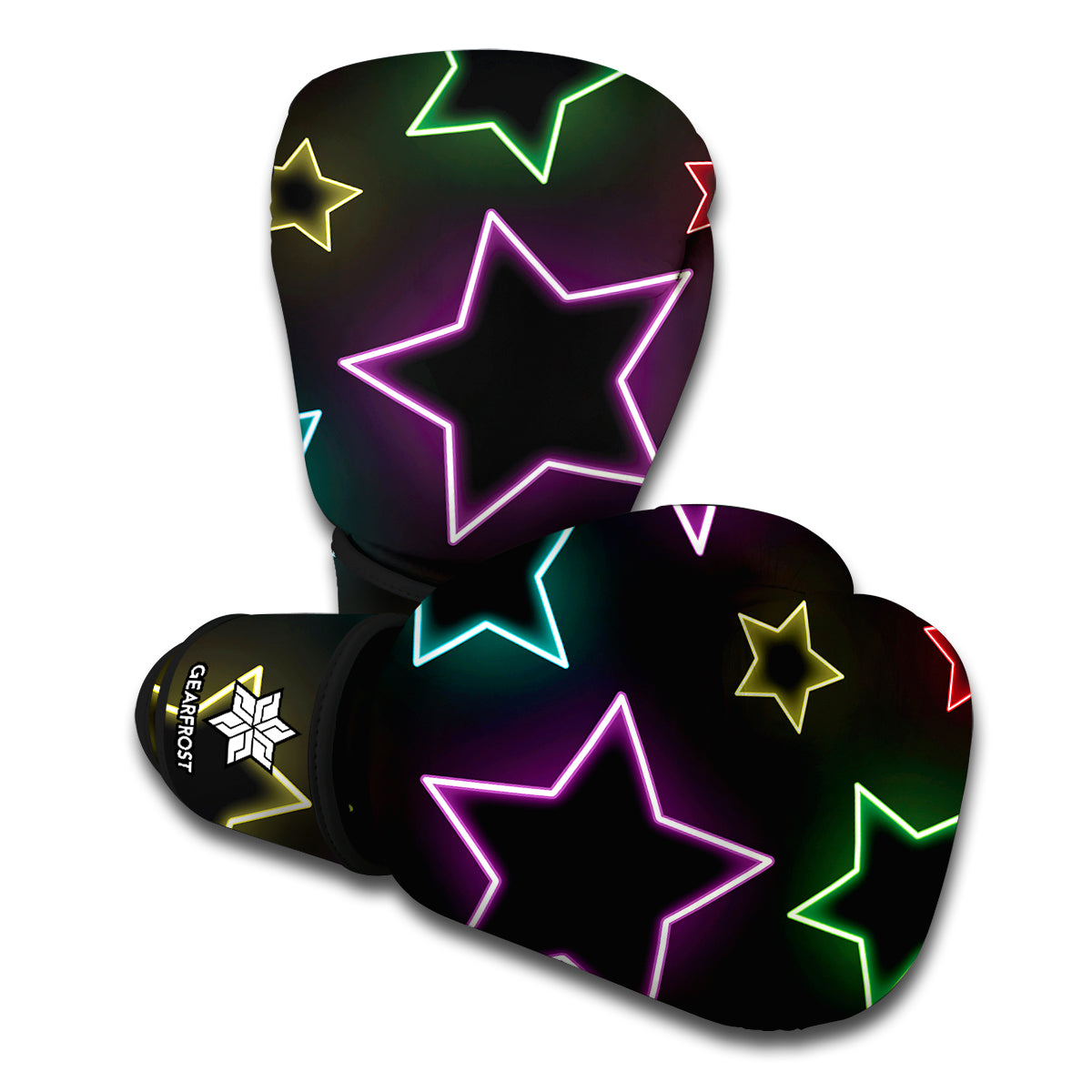 Lights Star Pattern Print Boxing Gloves