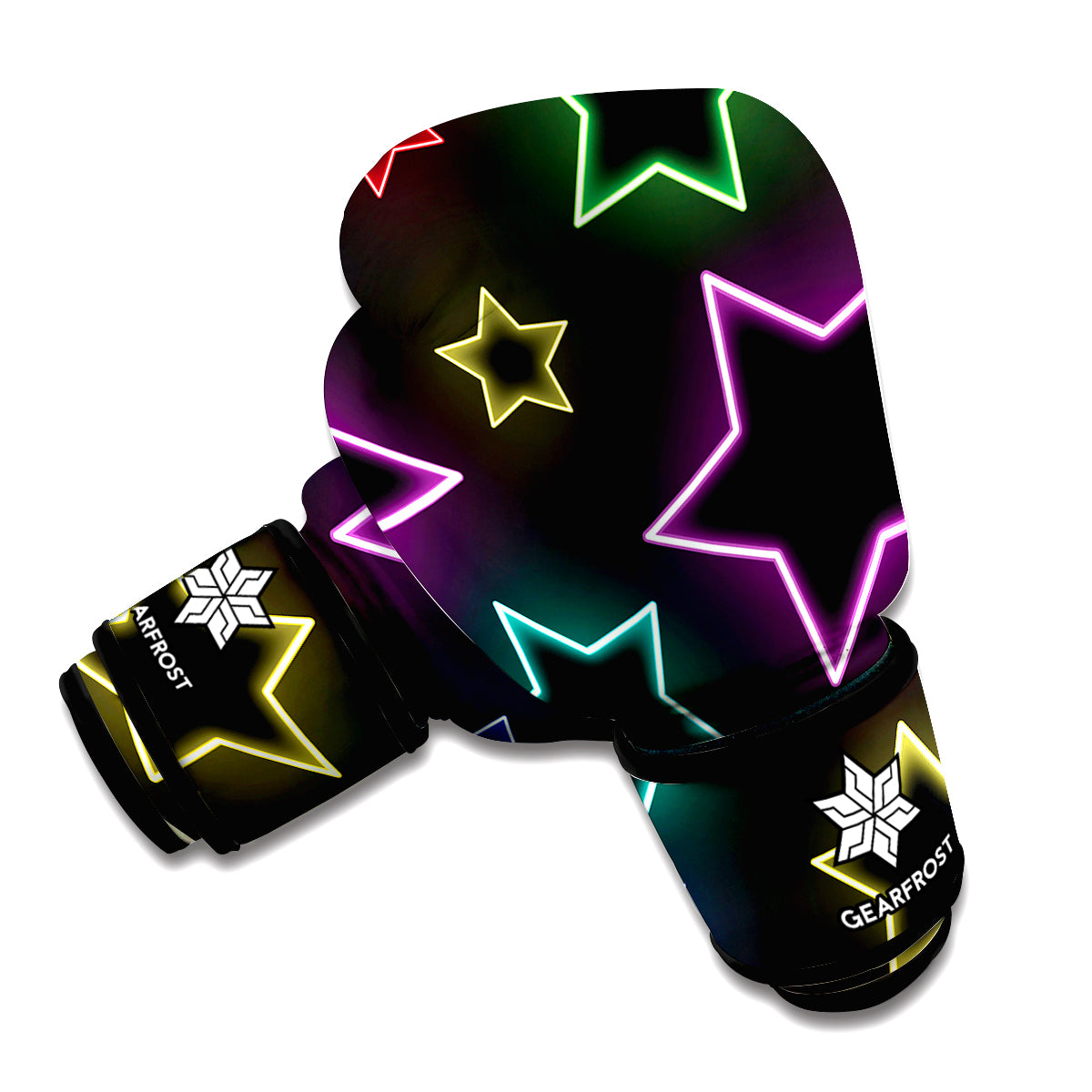 Lights Star Pattern Print Boxing Gloves