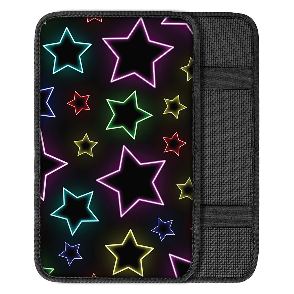 Lights Star Pattern Print Car Center Console Cover