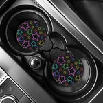 Lights Star Pattern Print Car Coasters