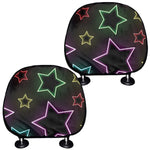 Lights Star Pattern Print Car Headrest Covers