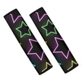 Lights Star Pattern Print Car Seat Belt Covers