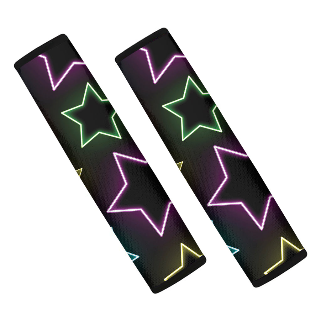 Lights Star Pattern Print Car Seat Belt Covers
