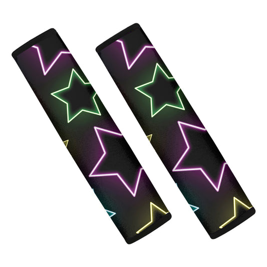 Lights Star Pattern Print Car Seat Belt Covers