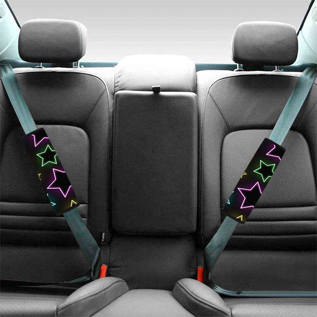 Lights Star Pattern Print Car Seat Belt Covers