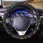 Lights Star Pattern Print Car Steering Wheel Cover