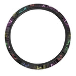 Lights Star Pattern Print Car Steering Wheel Cover