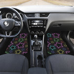 Lights Star Pattern Print Front and Back Car Floor Mats