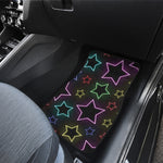 Lights Star Pattern Print Front and Back Car Floor Mats