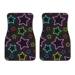 Lights Star Pattern Print Front Car Floor Mats
