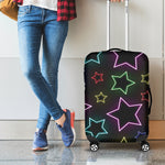 Lights Star Pattern Print Luggage Cover