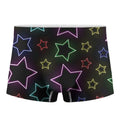 Lights Star Pattern Print Men's Boxer Briefs