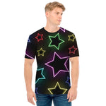 Lights Star Pattern Print Men's T-Shirt