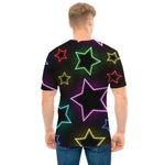 Lights Star Pattern Print Men's T-Shirt