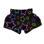 Lights Star Pattern Print Muay Thai Boxing Shorts