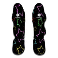 Lights Star Pattern Print Muay Thai Shin Guards