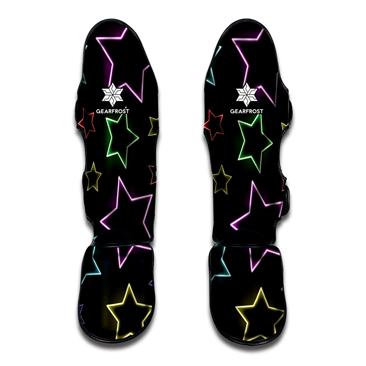 Lights Star Pattern Print Muay Thai Shin Guard