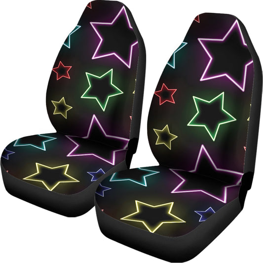 Lights Star Pattern Print Universal Fit Car Seat Covers