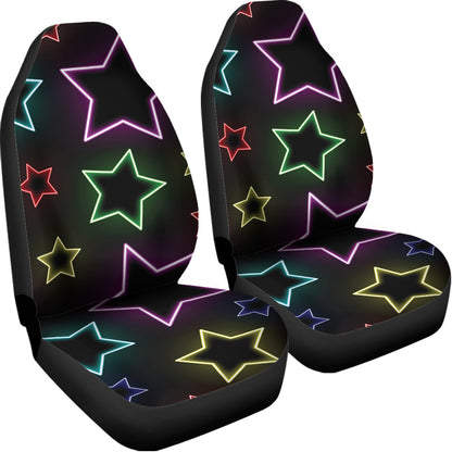 Lights Star Pattern Print Universal Fit Car Seat Covers
