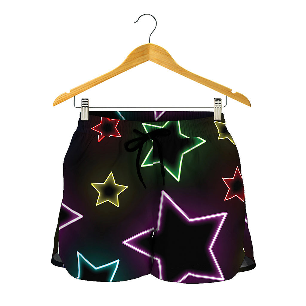 Lights Star Pattern Print Women's Shorts