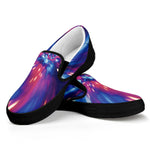 Lightspeed Vortex Print Black Slip On Shoes