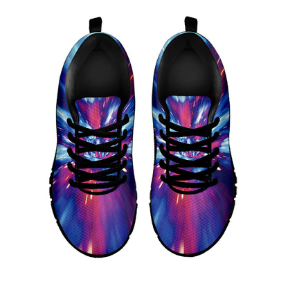 Lightspeed Vortex Print Black Sneakers