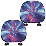 Lightspeed Vortex Print Car Headrest Covers