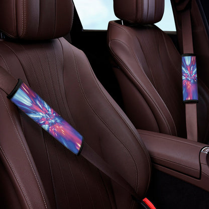 Lightspeed Vortex Print Car Seat Belt Covers