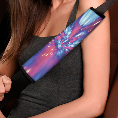 Lightspeed Vortex Print Car Seat Belt Covers