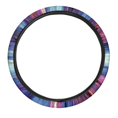 Lightspeed Vortex Print Car Steering Wheel Cover