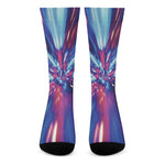 Lightspeed Vortex Print Crew Socks