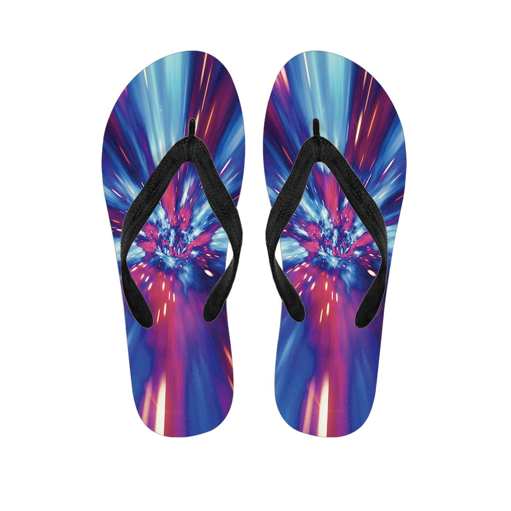 Lightspeed Vortex Print Flip Flops
