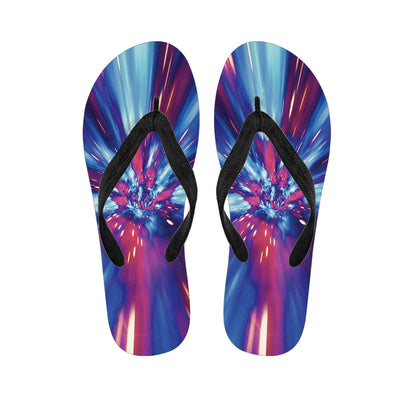 Lightspeed Vortex Print Flip Flops